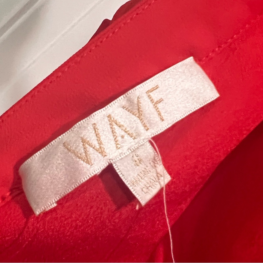 WAYF Red Ruffle Maxi Dress - Picture 3 of 6